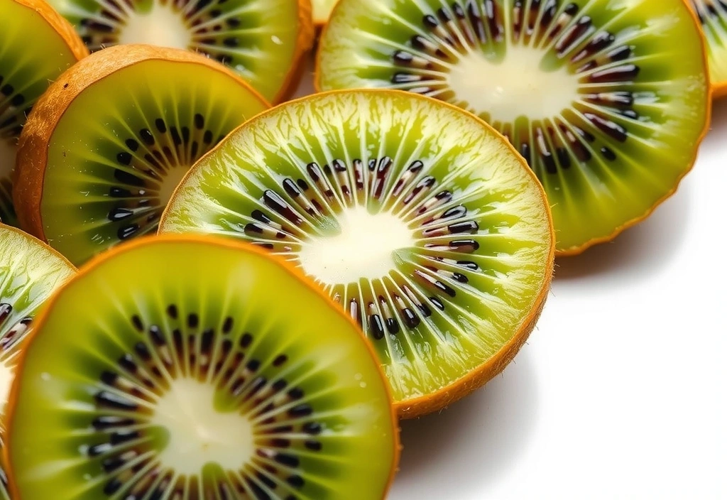 Kiwi proaspete tăiate