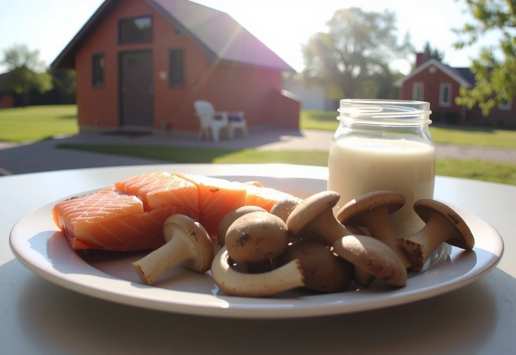 Soare si alimente bogate in vitamina D